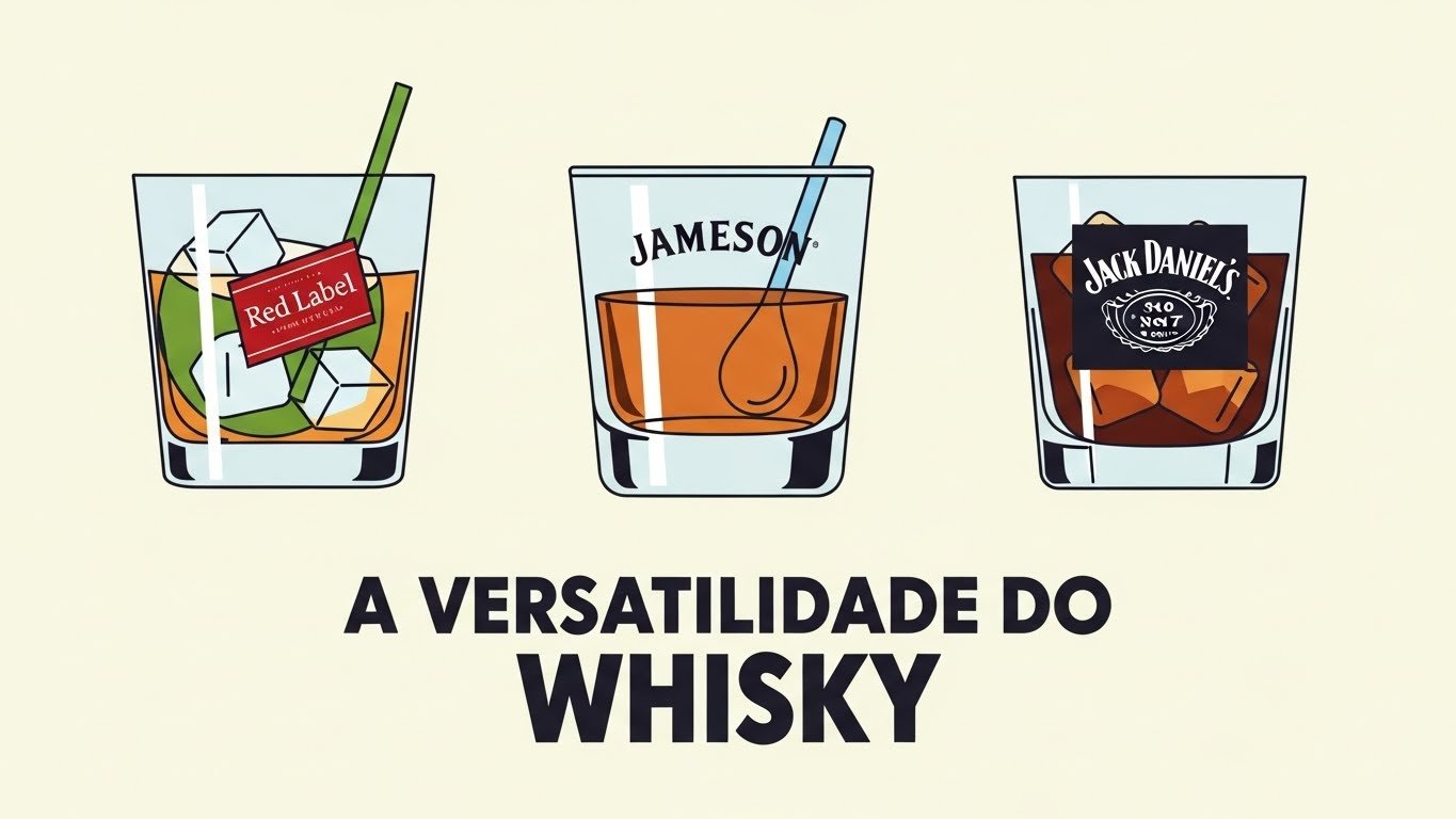 Versatilidade do Red Label em drinks