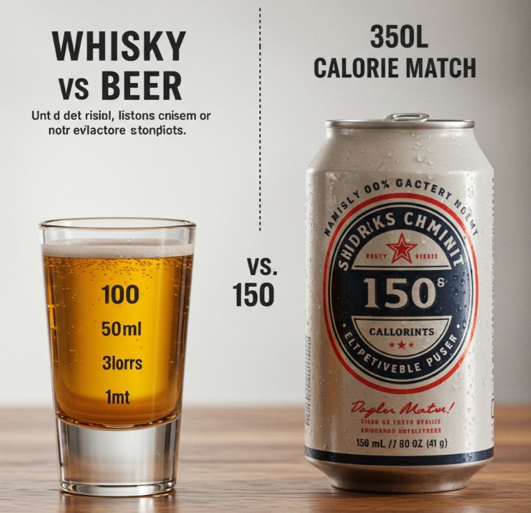 Uma dose de whisky equivale a quantas cervejas? - Casa do Whisky
