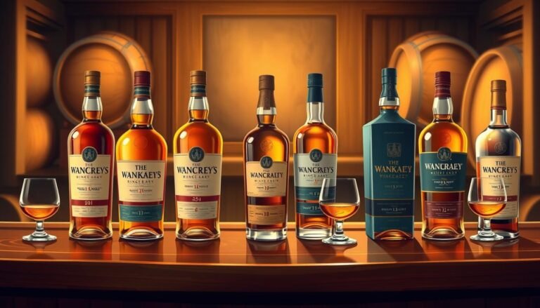 Garrafas de whisky single malt