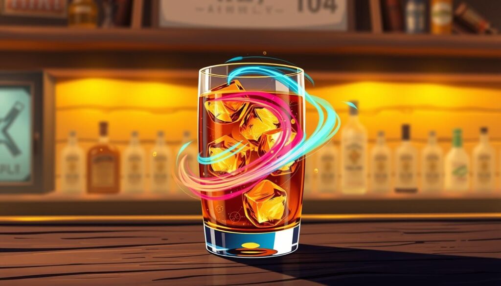 whisky com energético engorda